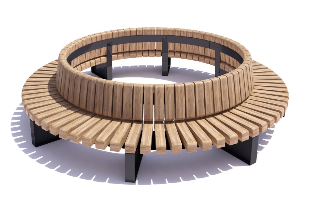 Bench Sturdy Circular High
