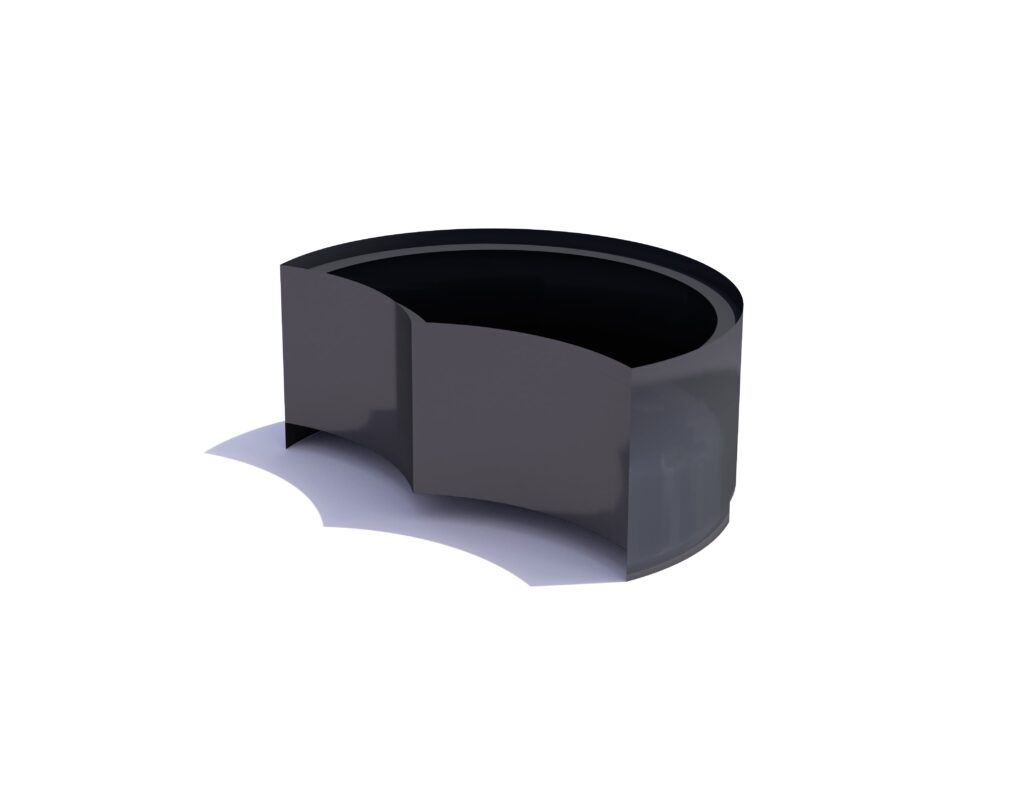 Planter Round Cut-Out Double Medium